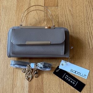 Isabelle Vegan Tan Crossbody Bag Wallet Phone Case Clutch